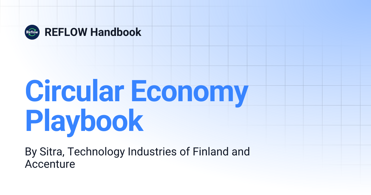 Circular Economy Playbook | REFLOW Handbook